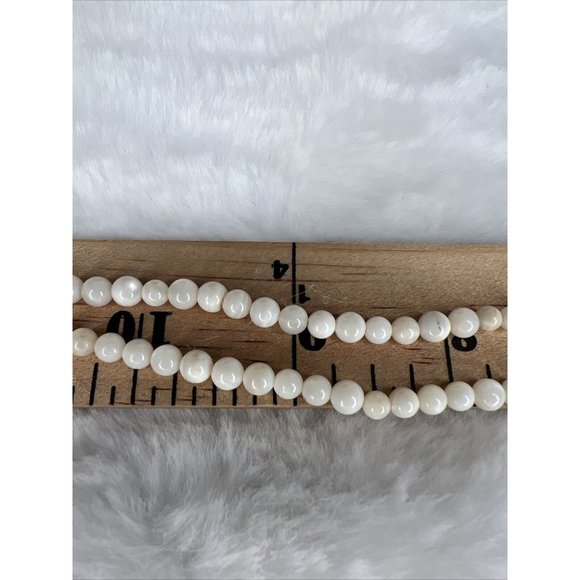 Vintage Fashion Beads Pendant Necklace White - Picture 9 of 15